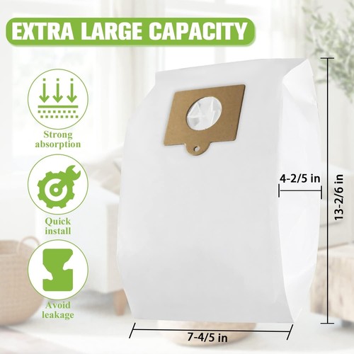Sacchetti Micro CASA Sacchetti Per Aspirapolvere Kenmore Tipo C - 40 Pezzi Per Modelli 5055, 50557, 50558 E Allergeni Sacchetti Aspirapolvere Kenmore Tipo C - Foto 9