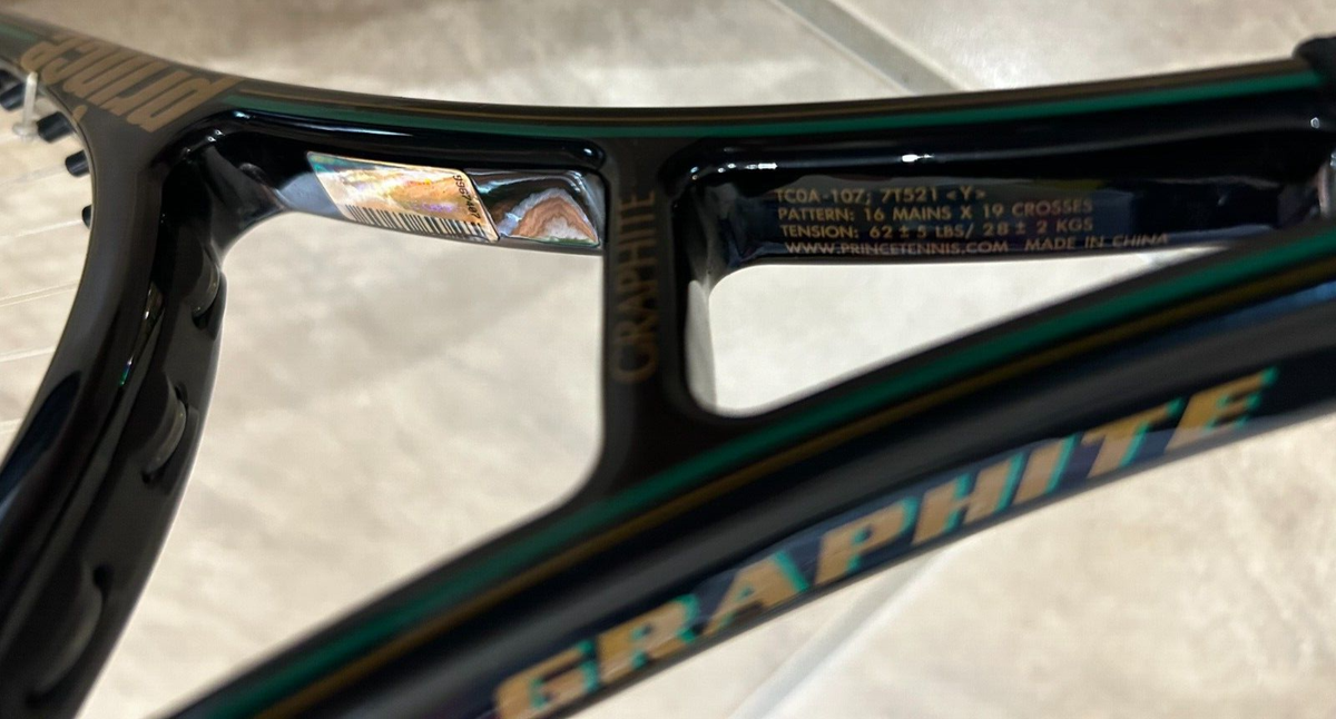 Prince Tour 700 Graphite Oversize Tennis Racket w/ case 27