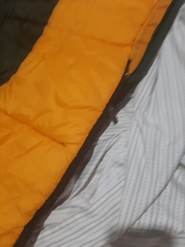 Academy Broadway Schlafsack Größe 33" x 75" grün & gelb mit grünem Futter Erwachsene - Bild 2 von 7