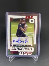 2021 Contenders Draft Red Foil #176 Rico Bussey Jr. Hawaii Rookie WR Auto SP