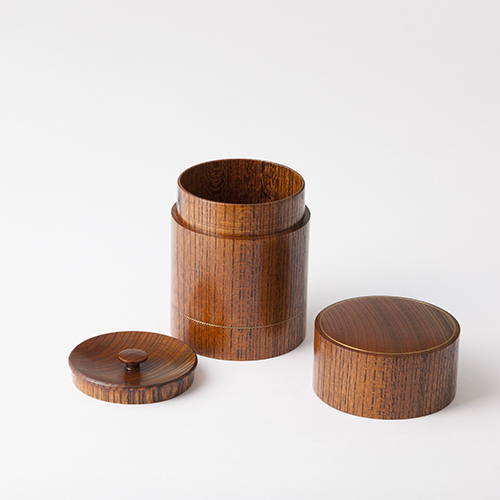 Oshima: Premium Urushi Chazutsu 2 Größe - Japan Lackwaren Tee Caddy Kanister - Bild 4 von 16