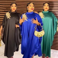 Fashion Women Ankara Dashiki Robe Evening Party Long Dresses African Clothes