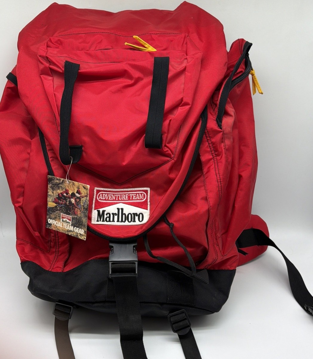 Marlboro Adventure Team Large Hiking Camping Backpack NEW Flawed