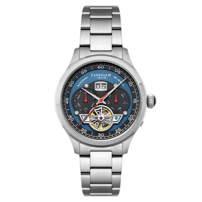 Thomas Earnshaw Baron Stainless Steel 43mm Automatic Wristwatch ES-8187-44