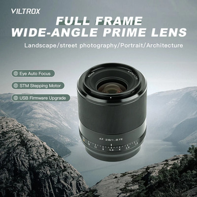 VILTROX 28mm F1.8 AF Auto Focus Full Frame Prime Lens For Sony E-mount Camera