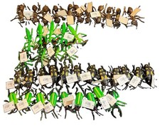 Large NWT Plastic Insect Toys Figures Bug Assortment Ant Mantis Beetle 60 pc
