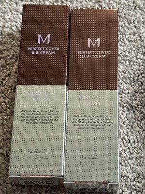 2x Missha M Perfect Cover BB Cream No.23 Natural Beige SPF42 PA+++ 50ml