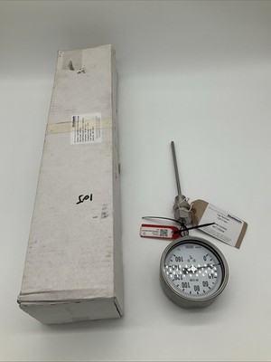 Staitech WIKA CR5502/4 DN100 Industrial Dial Bimetal Thermometer 0 160° 1/2'' BPS