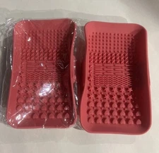 2pcs TRUE DOLL Silicone Makeup Brush Cleaning Mats Cosmetic