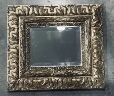 Gold Ornate Framed Mirror Wall Art 16in x 18in