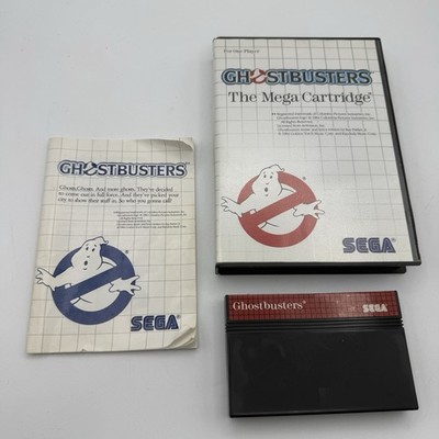Ghostbusters for Sega Master System Complete CIB Great Shape Authentic Tested