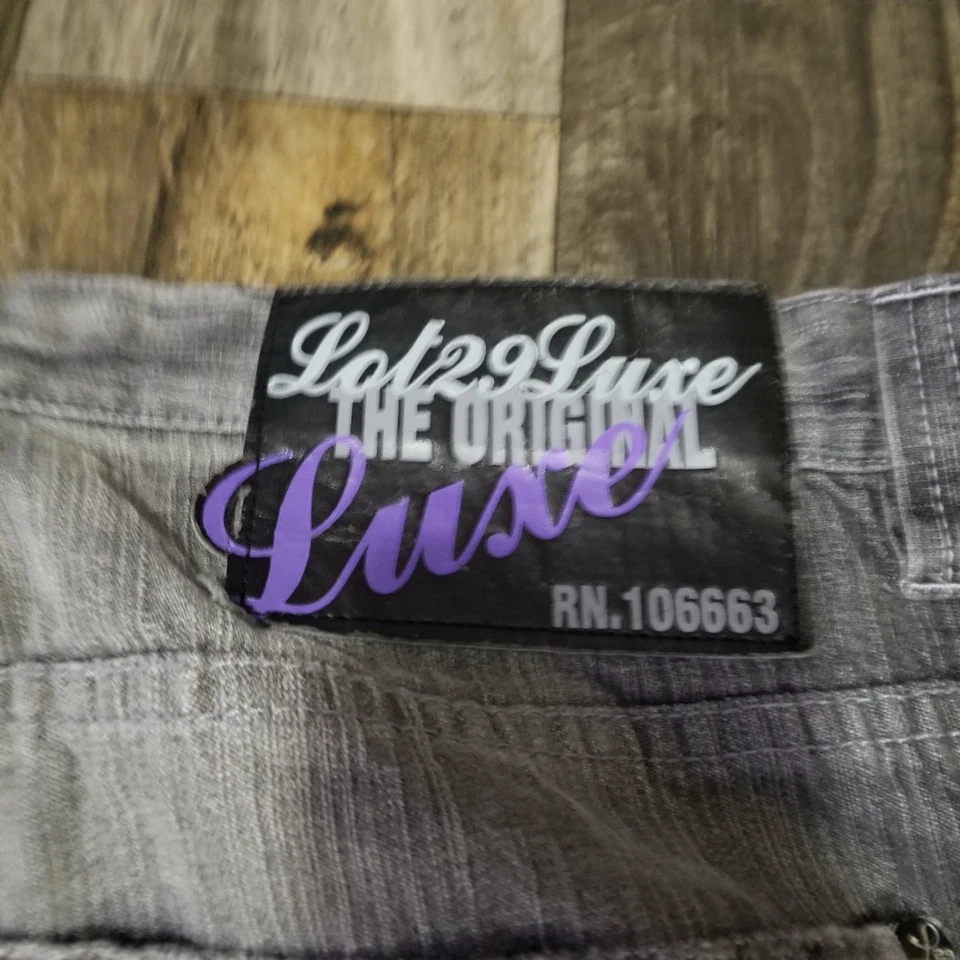 Vintage Lot29 Jeans Men’s 38 Black/Gray Relaxed Loose Skate Rap Hip-Hop Y2K - Image 4 of 4