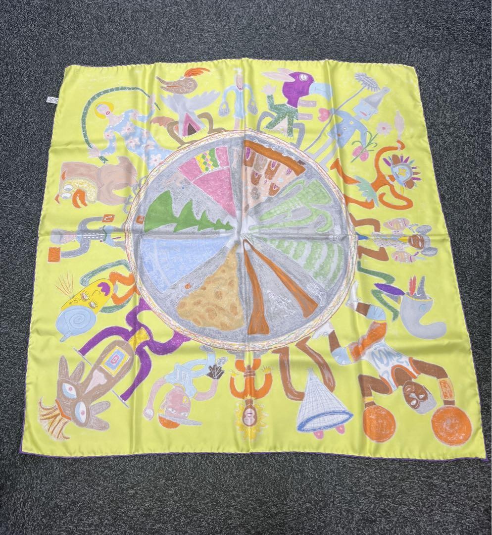 LOUIS VUITTONスカーフWilliam Wilson シルク100% Louis Vuitton Scarf William Wilson Silk 100 | eBay