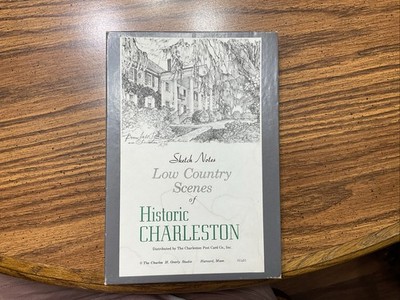 Vintage Sketch Notes of  Low Country Scenes Of Historic Charleston