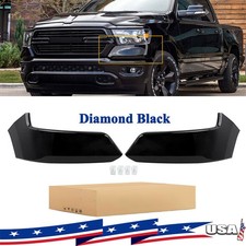 Diamond Black Front Upper Bumper End Cap Cove...