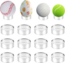 15 St&uuml;ck Acryl Ballhalter Klar Ring Kugel Kugel Stand, Rund Kunststoff Baseball