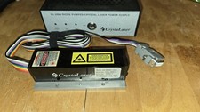 CrystaLaser GCL-050-L, CL-2000 Green Laser w/ Diode Pumped Laser Power Supply