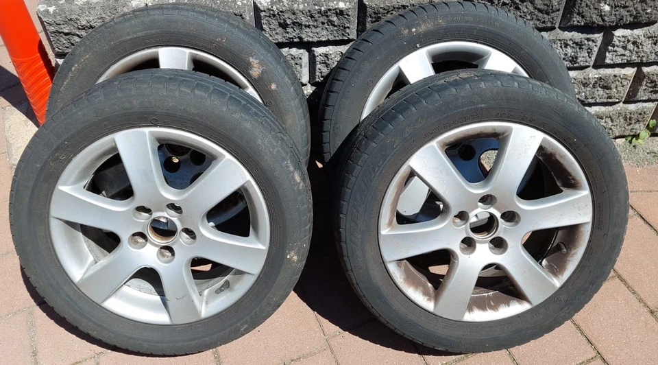 4 original VW Alufelgen 6J x 15 H2 ET43 - 5 Loch - VW Polo 9N3 - Bild 2 von 4