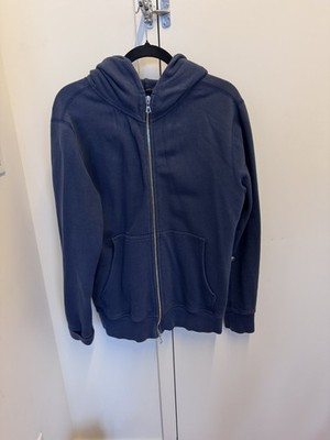 John Elliott Flash Dual Zip Hoodie Midnight Blue Size 3 Large
