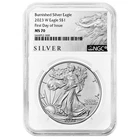 2023-W $1 1-oz Burnished American Silver Eagle NGC MS70 FDI ALS Label