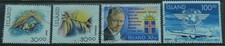 Iceland 1994 4 stamps SG 817/8, 828, 833 Used cat £7.25