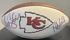 Kansas City Chiefs Football Signed By Alex Smith And Head Coach Andy Reid