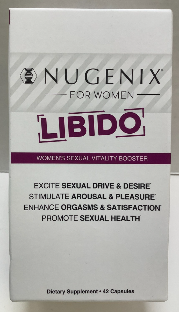 Nugenix For Women Libido Sexual Vitality Booster, 42ct, Exp. 3