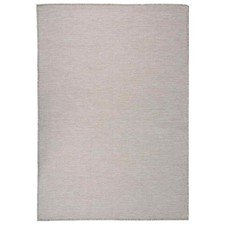 vidaXL Tappeto da Esterni a Tessitura Piatta 140x200 cm Tortora