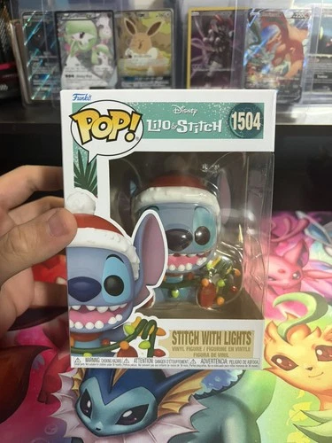 Stitch with Lights POP Vinyl Figure #1504 Funko Disney Christmas Holiday