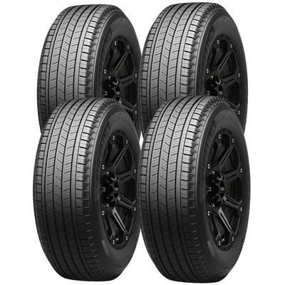 (QTY 4) 265/65R17 Michelin Primacy LTX 112T SL Black Wall Tires