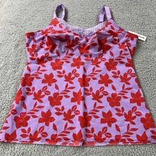 Ruby Ribbon Floral Cami Camisole Womens Shaping Top Size 42 Shapewear Tank NWOT