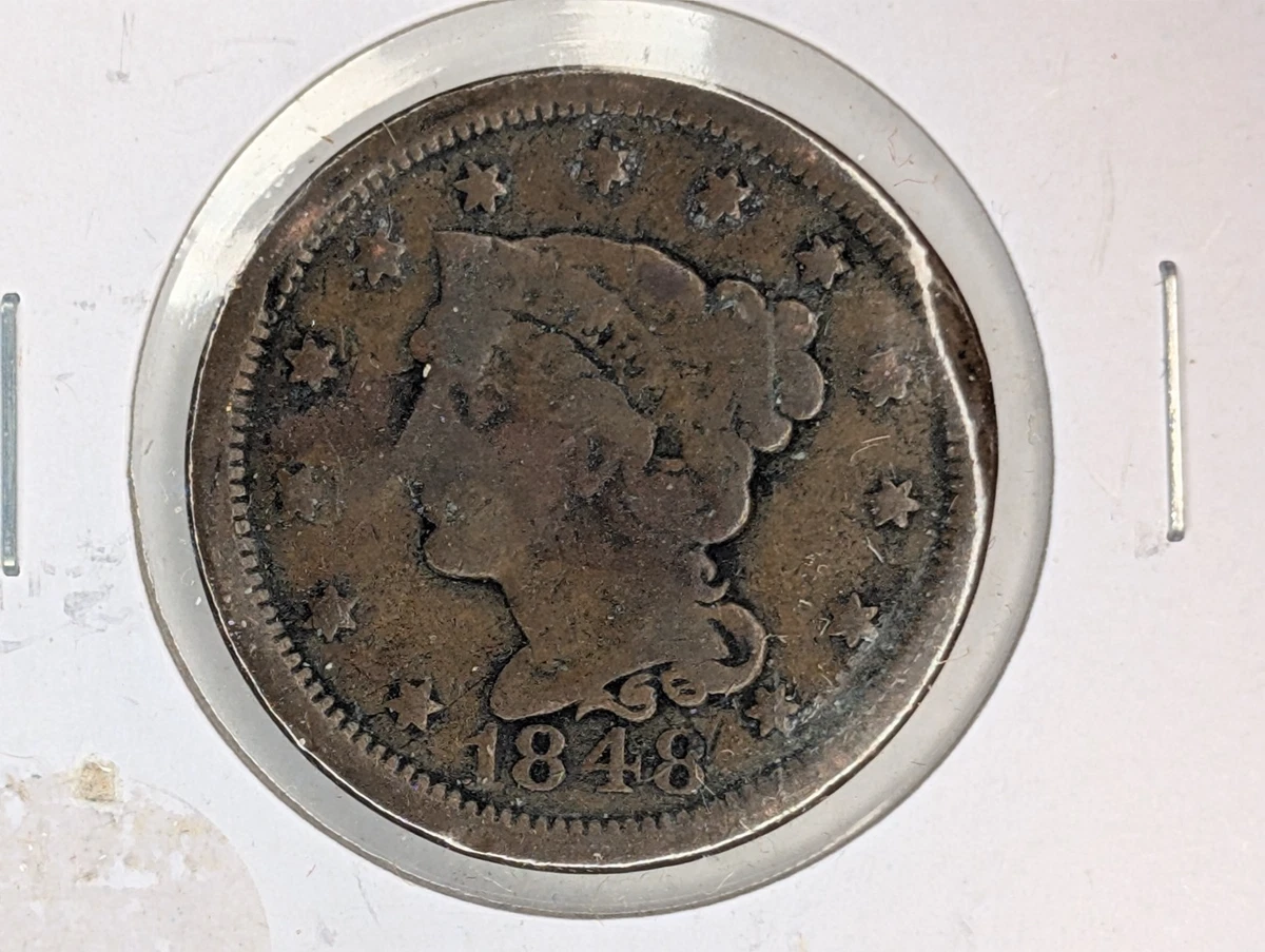 ★k&T★ 1848 Year Braided Hair Large Cents (1839-1857) for sale | eBay