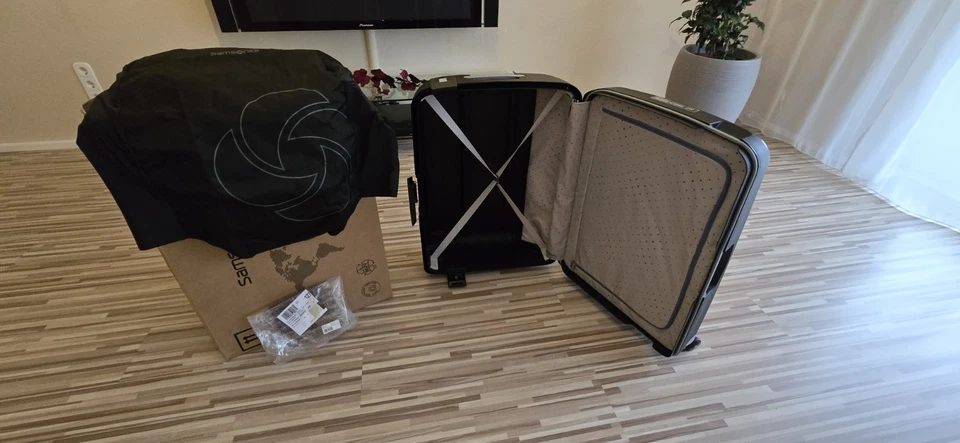 Samsonite S'Cure Spinner Gr.M, 79 Litr.  69/49/29 cm Schwarz + Schutzhülle - Bild 2 von 4