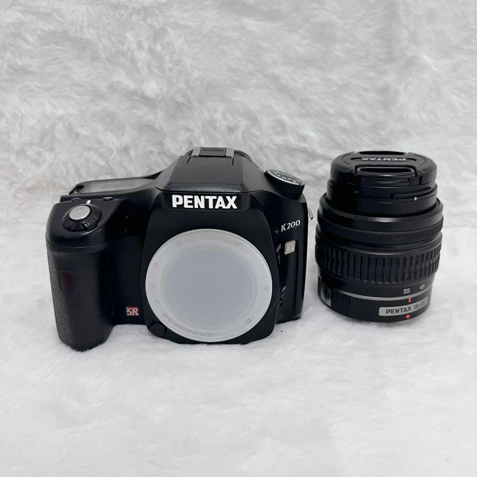 PENTAX K200D Set mit schwarzem Objektiv digitale Spiegelreflexkamera 10,2... - Bild 3 von 4