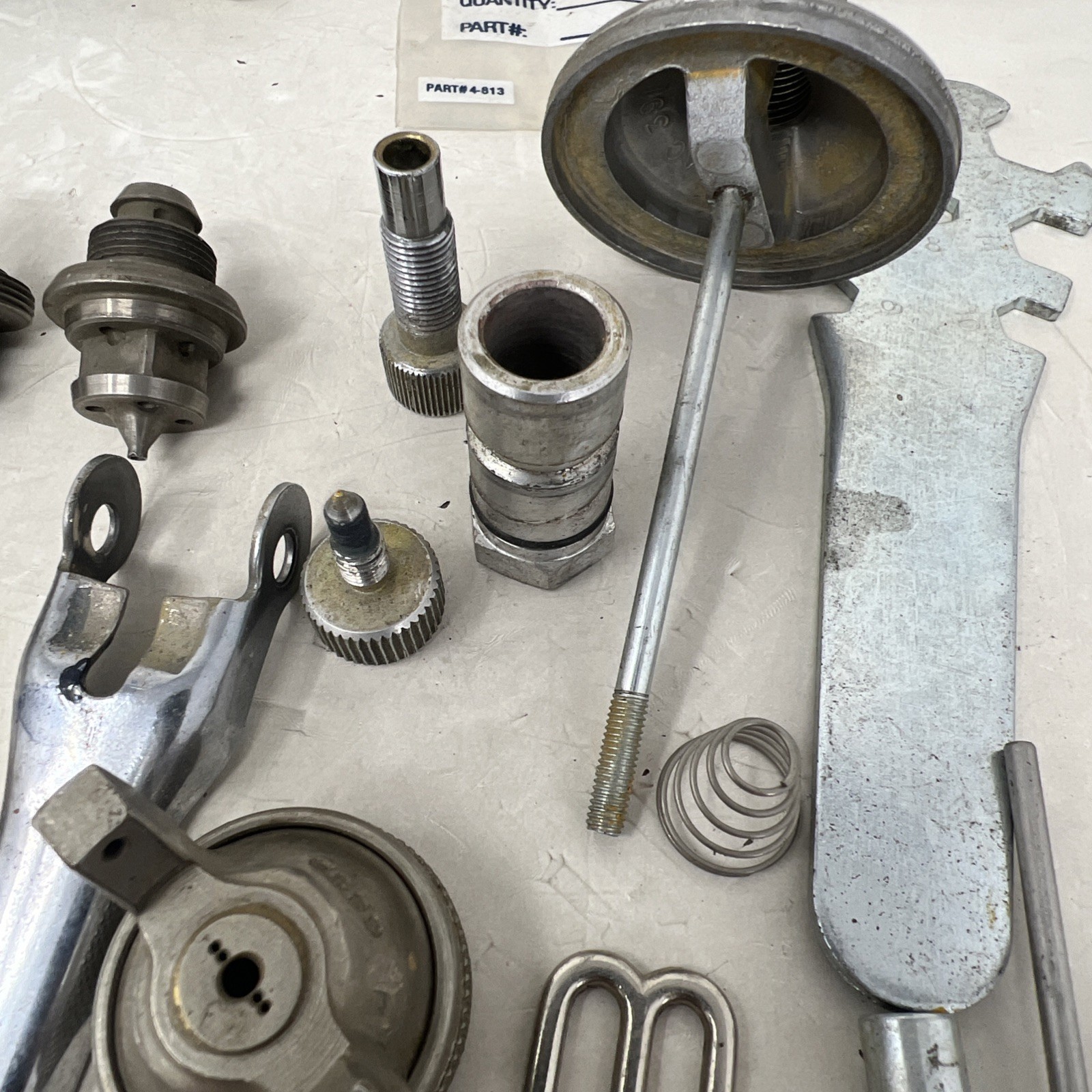 Binks Model 370 Spray Gun Paint Sprayer Body And Parts Lot Industrial USA