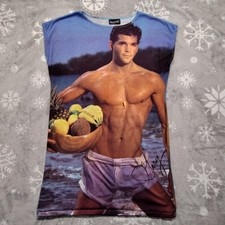 Vintage 80s Chippendales Intimates Oversized Night Gown Pullover Sleep Shirt USA