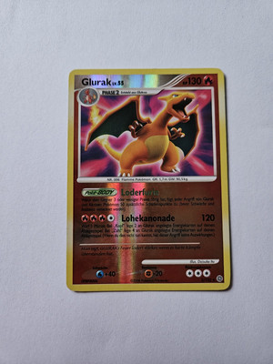 Pokemon Glurak Lv. 55 Diamond & Pearl Secret Wonders Reverse Holo Deutsch 