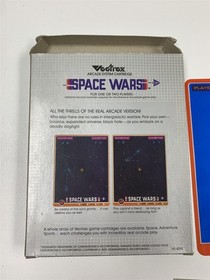 Space Wars Vectrex GCE 1982 - 100% COMPLETE CIB - Box Manual Overlay Tray