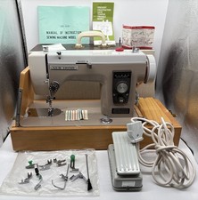 Janome New Home 535 Heavy Duty Sewing Machine & Manual & Accessories - Serviced 