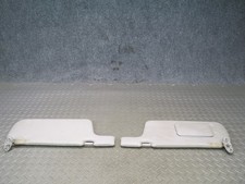 96-98 NISSAN STAGEA WGC34 SET OF 2 FRONT LEFT & RIGHT SUN VISOR LIGHT GRAY OEM