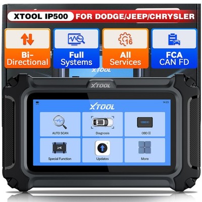 XTOOL IP500 For Dodge Jeep All System OBD2 Scanner Diagnostic Tool  18+Reset FCA