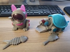 McDonalds Robo Chi Pet Animal Toys Meow Chi Cat Fish Tortoise Leaf Bundle 2000s