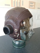 WW2 raf late pattern c type flying helmet.