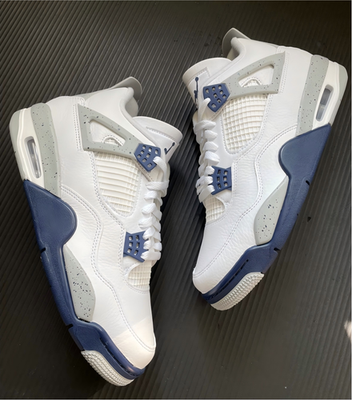Size 7 - Jordan 4 Retro Mid Midnight Navy for sale online | eBay