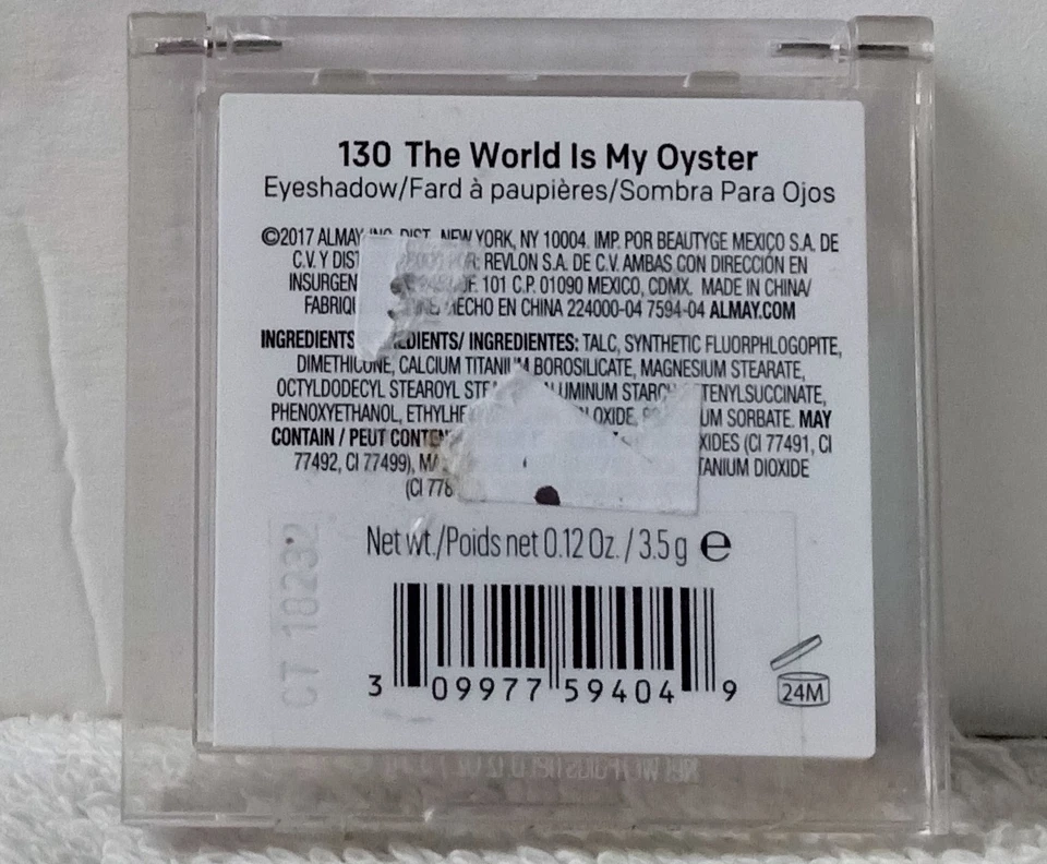 Almay Eyeshadow Palette 130 The World Is My Oyster Eye Color Makeup 0.12 oz 3.5g - Image 2 of 2