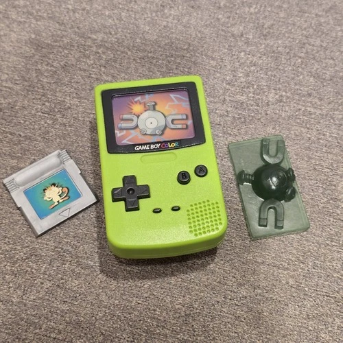 Magnemite Nintendo Pokemon Burger King Green Gameboy Color Toy Vintage