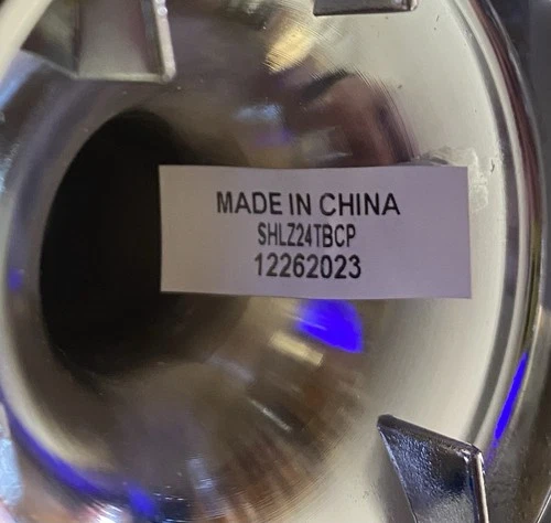 Signature Hardware 24" Lentz Towel Bar Polished Chrome SHLZ24TBCP - Picture 8 of 9