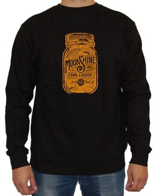 Moonshine Glass Sweater Whiskey Fun Cult 20s 30s Hillbilly Rockabilly Liquor