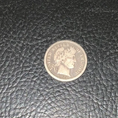 1899-O Barber Silver Dime Coin