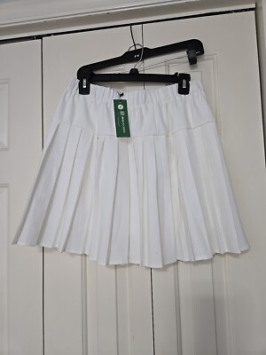 Women's Pleated High Waist Skirt Lg Schoolgirl Preppy Clueless NWT